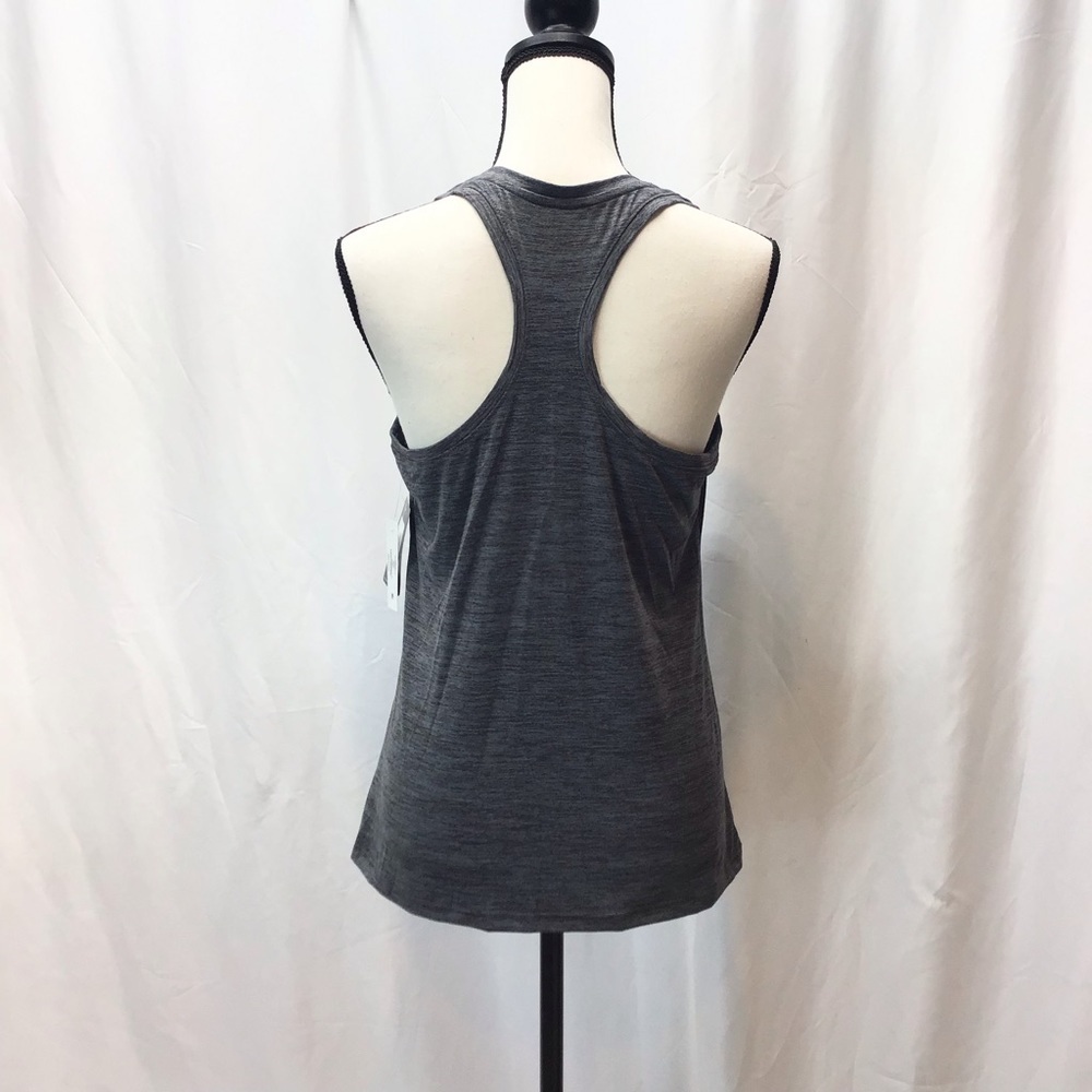 Activ8 Womens Gray RacerBack Athletic Work-Out Tank Top - Picture 5 of 7